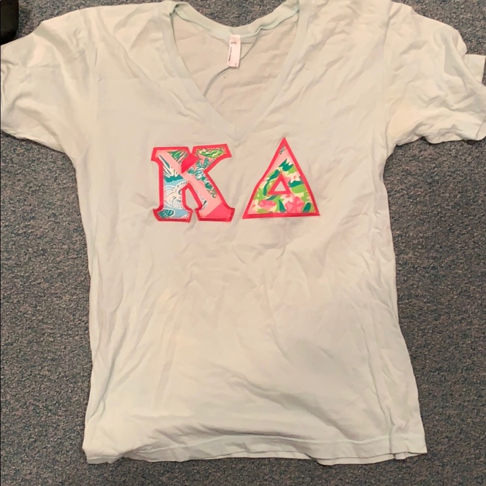 Kappa Delta letter shirt